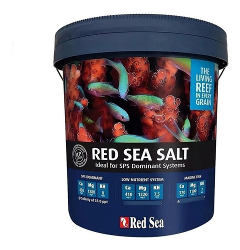 Sal Red Sea 7kg Balde Para Aquário Marinho