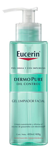 Eucerin Dermopure Oil Control Gel Limpiador Facial 400ml