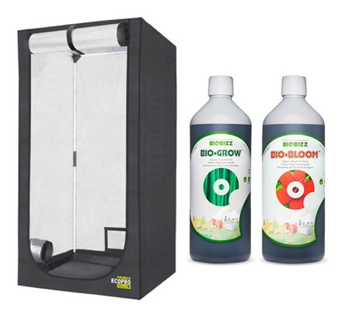 Carpa Indoor 120x120x200 + Pack Duo 500ml Bio Bizz