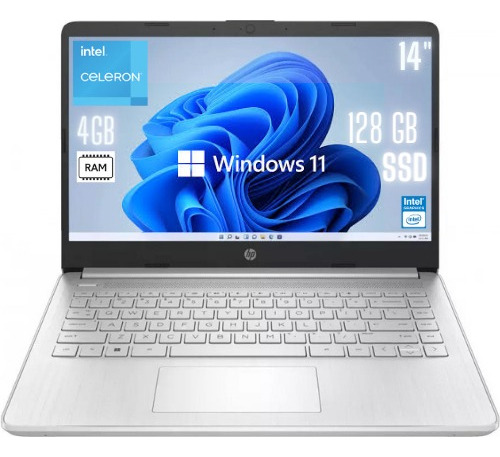 Laptop Hp Barata 14  Celeron N4120, 4gb 128gb Ssd W11 Home