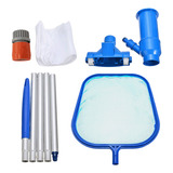 Kit De Cabezal De Aspiradora Para Piscina Con Postes De Alum