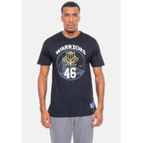 Camiseta Nba City Number Golden State Warriors Preta