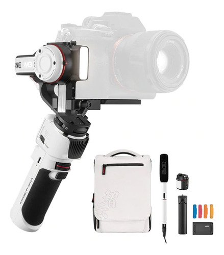 Estabilizador Zhiyun Crane M3 Versión Pro Para Cámaras De Color Blanco