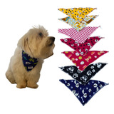 Kit De 20 Bandanas Tamanho G Para Petshop Banho E Tosa