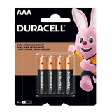 4 Pilhas Duracell Duralock Alcalina Aaa C/4 Unids