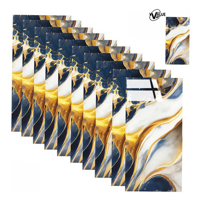 Paredes Decorativas De Aluminio Y Plástico, Pegamento Autoadhesivo, Imitación De Azulejos 3d, Panel Para Paredes Que Evita El Desorden, Impermeable Y Resistente A La Humedad, Renovación De Baños, Mode | Meses sin interés