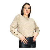 Sweater Dama Lanilla Liviano Suave Media Estación Tendencia