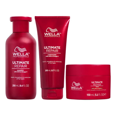 Kit Wella Ultimate Repair | Shampoo, Acon Y Mascara | Envío gratis