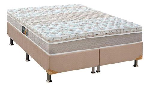 Cama Box Queen: Colchão Molas Ensacadas Castor Pocket Class