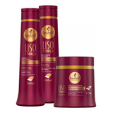 Kit Haskell Liso Com Força 3 Produtos G 500ml/g