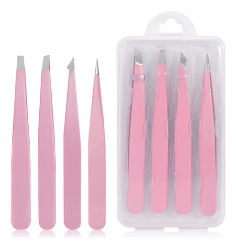 Pinzas Para Cejas. Set De Maquillaje Steel Beauty Eye Tools