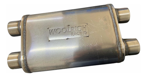 Silenciador Deportivo Resonador Woolrich 2x2 Inoxidable 