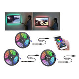 X3 Cintas Led Colores Tira Luz Led Rgb Usb Luces Bluetooth