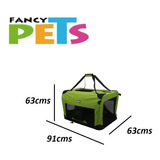 Jaula Tela Perrera Exgde Color Verde Fancy Pets Fl8848