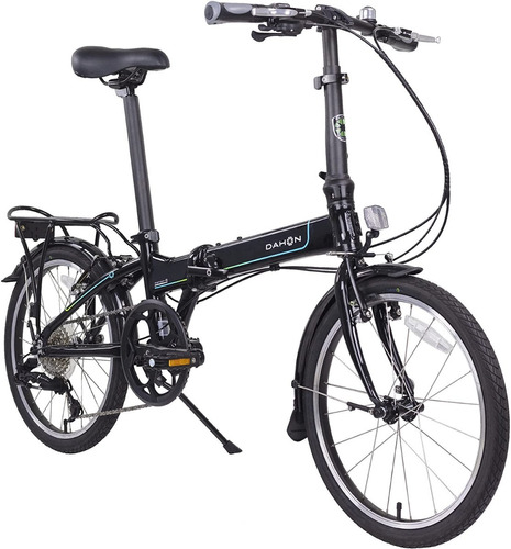 Bicicleta Plegable De 20p 8v Color Negro Marca Dahon
