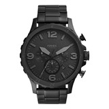 Fossil Jr1401 Reloj Nate, Análogo, Redondo Para Hombre