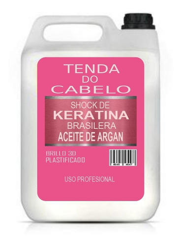 Shock De Keratina Liquida ( No Es Crema) 5 Litros Bidon