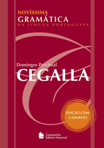 Livro Novíssima Gramática Da Língua Portuguesa
