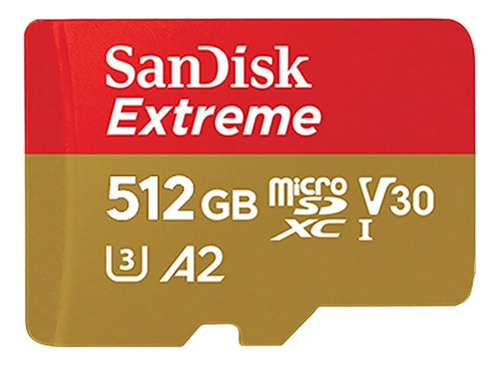 Sandisk Tarjeta De Memoria Extreme Con Adaptador Sd 512gb