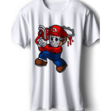 Remeras Talles Especiales Sublimadas Leatherface Mario 7484