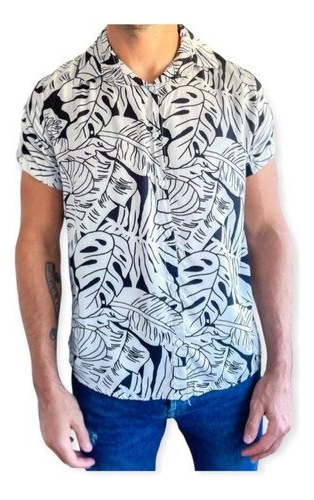 Camisa Hawaiana Estampada Hombre Del 1 Al 6 Super Cancheras