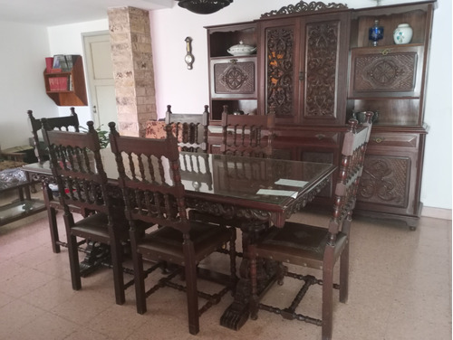 Juego De Comedor Estilo Español Colonial