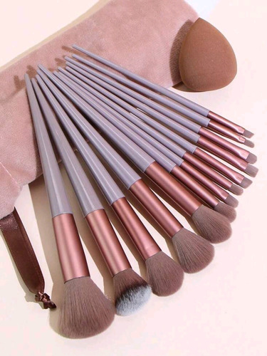 Set De 12 Brochas De Maquillaje 