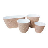 Vaso Decorativo Cachepot  Borboletas Em 3d - 4uni