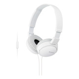 Auriculares 3.5 Mm Sony Plegables Super Bass Mdr-zx110ap Color Blanco