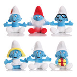 6pcs The Smurfs Muñeco Peluche Juguete Regalo Para Niños