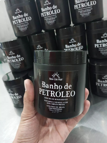 Banho De Petróleo Profissional Original  New Liss Hair 500ml