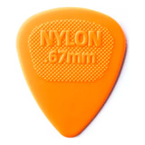 Pua Jim Dunlop  443r 0.67 De Nylon 0,67mm Naranja Por Unidad