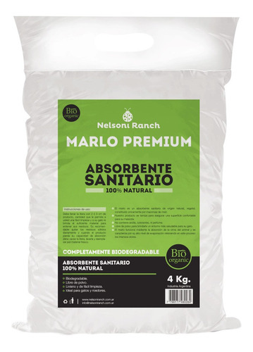 Marlo Sanitario Nelsoni Ranch Para Pequeños Mamiferos 4kg