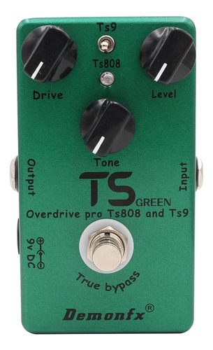 Pedal Ts Screamer Green Overdrive Demon Fx 