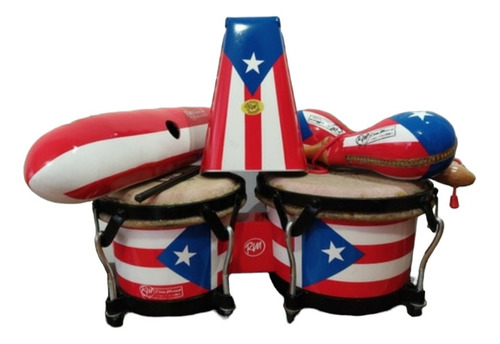 Combo Salsero Puerto Rico Bongoe, Maracas, Güiro, Campana