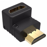 Adaptador Hdmi 90 Graus Em L Macho X Fêmea 1.4 P/ Tv Parede