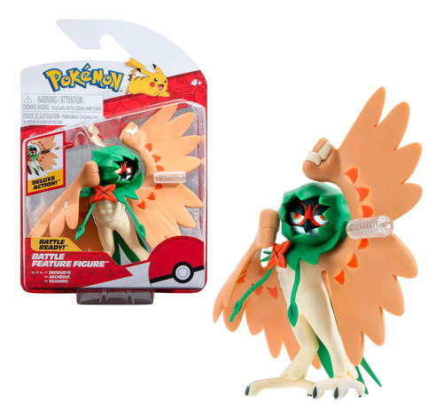 Figura Pokemon Decidueye Articulado 11 Cm