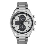 Reloj Seiko Solar Con Esfera Blanca Para Hombre Ssc769p1