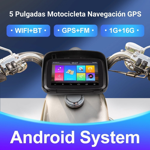 Estéreo Portátil Para Motocicleta Con Sistema Android