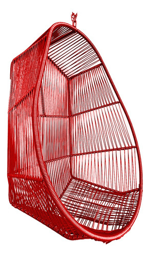 Sillas Acapulco Colgante Vinil ** ** Color Ika-02 Rojo Brillante Transparente