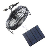 Kit De Extractor De Aire Con Energía Solar Para Gallineros,