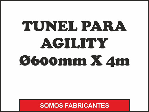 Tunel Para Agility Ø600mm X 4m
