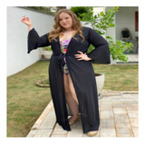 Saída Longa Plus Size Moda Vestido Canga Verão Lançamento