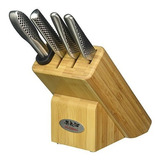 Global 79598 Knife Block Set Silver