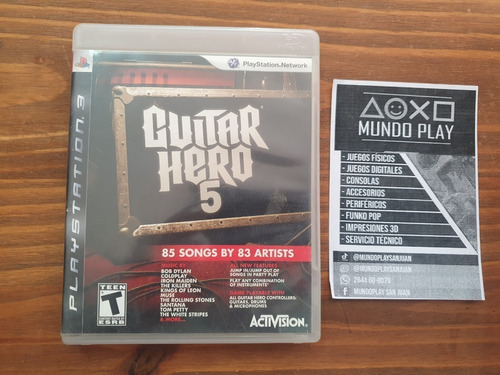Guitar Hero 5 Ps3 Fisico Usado
