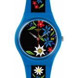 Swatch Edelblaus Gn412 Impecable En Caja  Completo