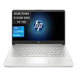 Laptop Hp 14-dq5016la Corei5 1235u 8gb 512gb 14  Plateado