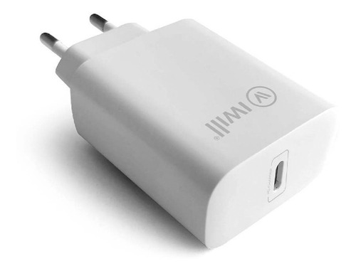 Carregador Rápido Iwill Pd 30w Tipo-c Para iPhone 13 Qc3.0