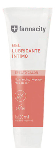 Gel Lubricante Íntimo Farmacity Efecto Calor X 30 Ml