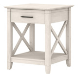 Bush Furniture Key West - Mesa Auxiliar Pequena Con Almacena